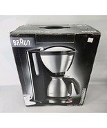 NEW Braun Aroma Deluxe KF600 Type 3106 10-Cup Coffee Maker 1000W Thermal... - $188.05