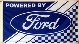 Ford Powered Flag 3X5 Ft Polyester Banner USA 90x150cm - $17.99