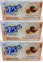 18 BARS TOTAL- Zest Cocoa Butter & Shea Ultra Moisturizing 3.2 oz Each Bar Soap - $59.39