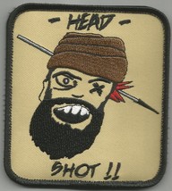 TALIBAN HUNTING SNIPER ONE SHOT ONE KILL HEAD SHOT MORALE MILITARY PATCH - $9.30