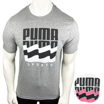 Nwt Puma Msrp $42.99 Summer Men&#39;s Light Gray Crew Neck Short Sleeve T-SHIRT - £14.96 GBP