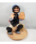 Annalee 8” Baseball Catcher with Catcher’s Gear &amp; Glove Doll 1994 ~ #994694 - £21.59 GBP