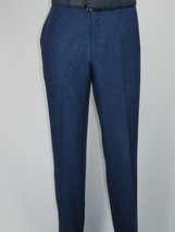 Men's ENZO Linen Spring Summer Suit Light Weight Breathable E58302-2 Navy Blue image 4