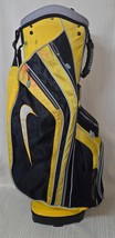 Nike Golf Cart Bag 14-Way Dividers 6-Pocket Shoulder Strap Black Yellow - $1,288.79 MXN