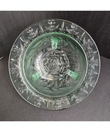 US Glass Rose And Thorn Depression Uranium Etched Three-Toed Pedestal Bo... - $840.00 MXN