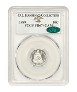 1889 10C PCGS/CAC PR67+CAM ex: D.L. Hansen - £5,758.50 GBP