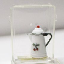 Coffee Pot Carradus 1551 Cherry Motif DOLLHOUSE Miniature - £5.60 GBP