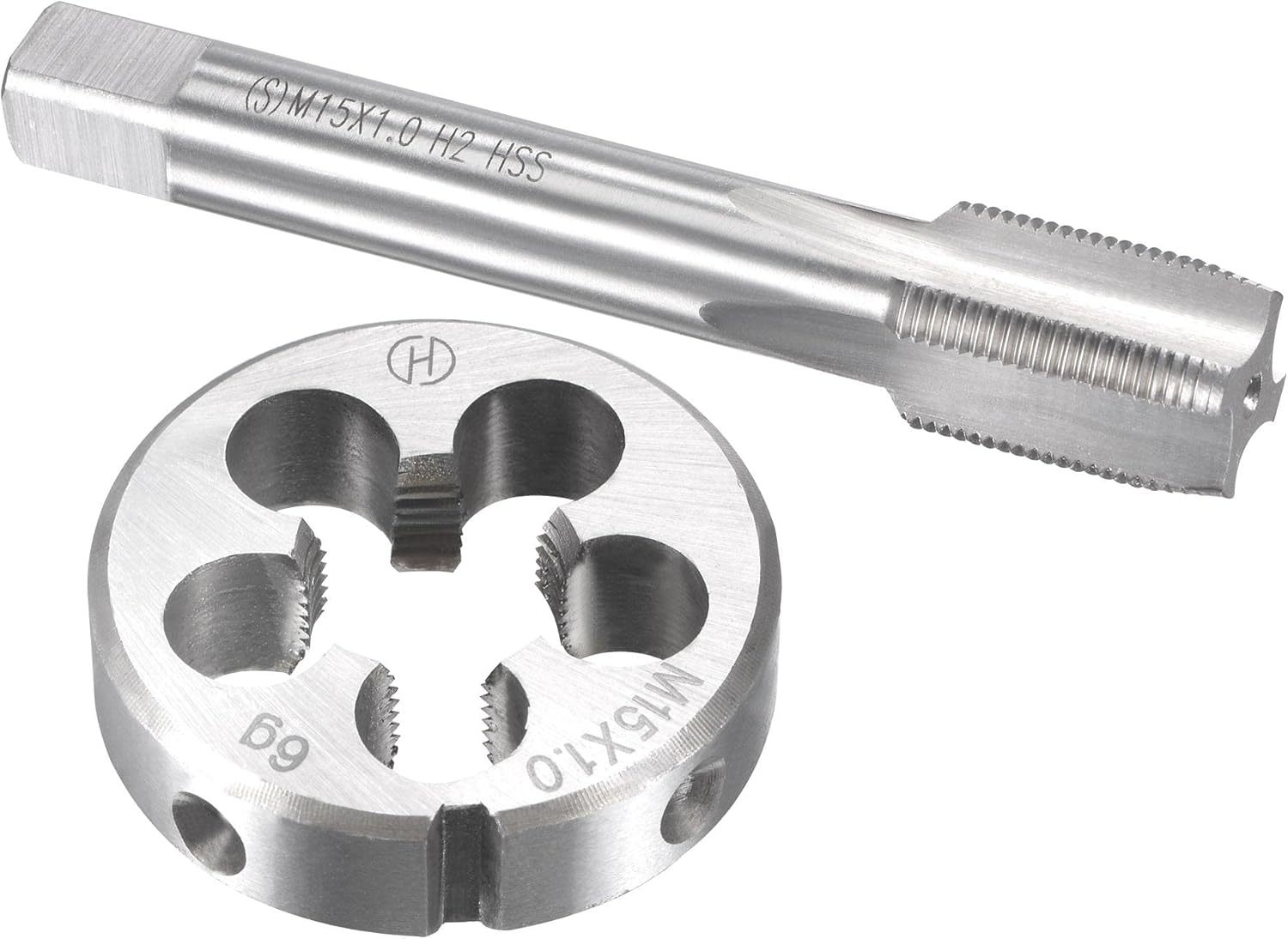 Uxcell M15 X 1Mm Metric Tap And Die Set, Machine Thread Screw Tap With R... - $31.94