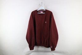 Vtg 90s Champion Mens XL Distressed Classic Logo Crewneck Sweatshirt Burgundy - £45.24 GBP