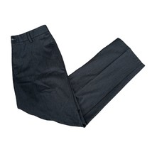 Dockers Mens Classic Pants Size 34 x 32 Gray Grey Cotton Polyester Pockets - £11.50 GBP