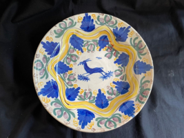 Art Studio Pottery early plate marked JS To Base Excellent Condition - £149.24 GBP