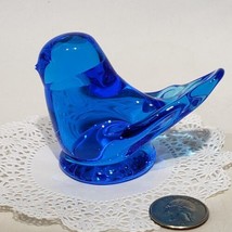 VTG Leo Ward 1993 Bluebird of Happiness Hand Blown Figurine 3.5x2.5&quot; EUC Signed - £19.55 GBP