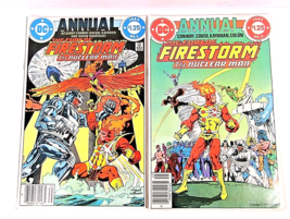 VTG DC Comics Annuals #1 and #2 The Fury of Firestorm the Nuclear Man 19... - $14.84
