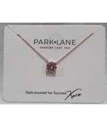 PARK LANE Impression Necklace SPARKLING CLEAR Crystal Pendant ROSE GOLD ... - $107.78 CAD