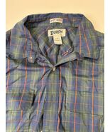 DULUTH UNTUCKED Mens L Blue/green Plaid Long Sleeve - €20,40 EUR