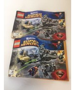 Lego 76003 Superman Battle of Smallville Instruction Manuals 1 2 Booklet... - $9.69