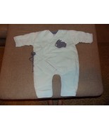 VINTAGE GOLDEN RAINBOW SF MINT GREEN RABBIT ONE PIECE OUTFIT SIZE 6/9 MO... - $38.00