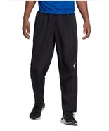 Adidas Mens Pants Black Active Elastic Waist Moisture Wicking Pockets Logo - $58.99 CAD