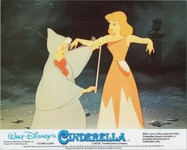 Walt Disney&#39;s Cinderella original 1970;s 8x10 lobby card Fairy Godmother Cinders - $65.00