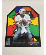 1997 STUDIO STAINED 8” X 10” Stained GLASS STARS EXEC PROMO DAN MARINO 0... - €121,59 EUR