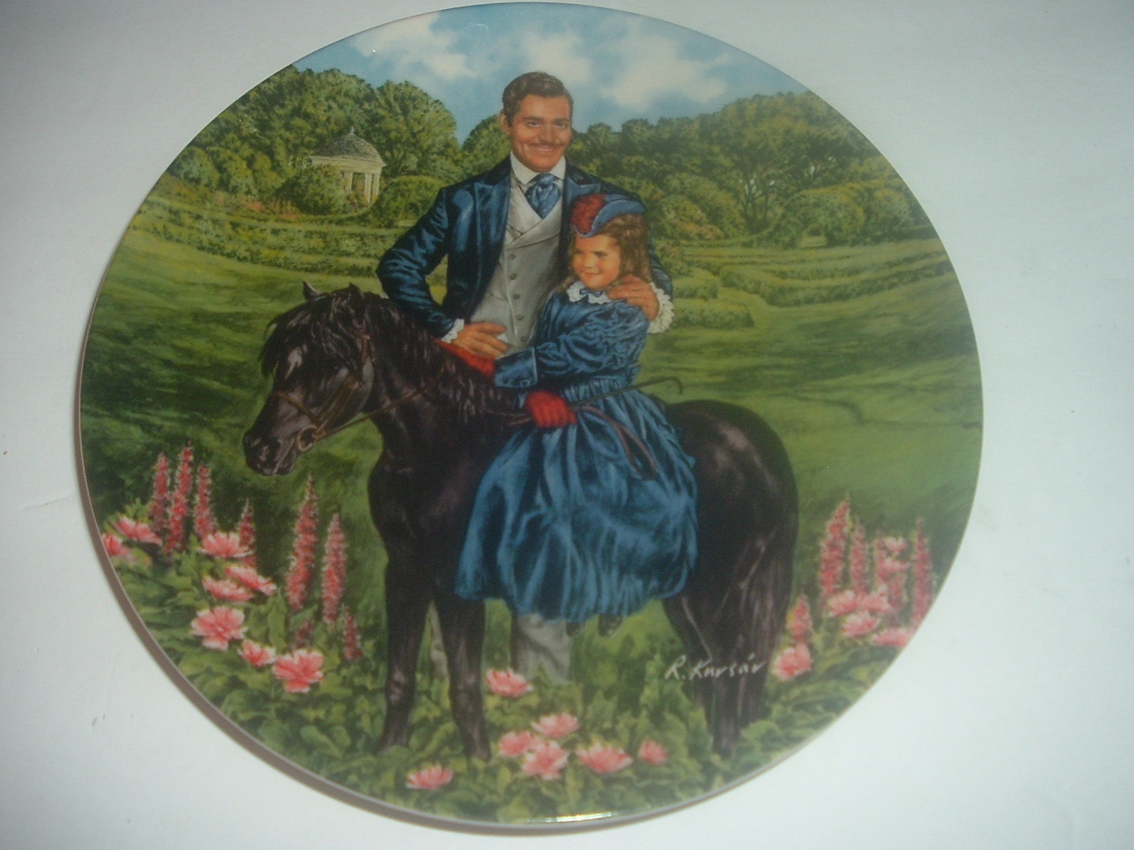 Gone With The Wind Rhett and Bonnie Plate - £11.73 GBP