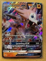 Pokémon TCG Lycanroc GX  SM Black Star Promo SM14 Promo - NM-Mint - £1.55 GBP
