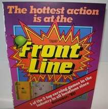 Front Line Arcade FLYER Original Vintage 1982 Game Army Battle Combat Edge Worn - £15.81 GBP