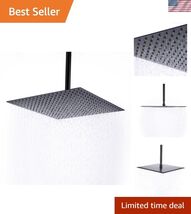 Shower Head,16 Inch Ultra Thin High Pressure Fixed Rain Showerhead Matte... - $130.67