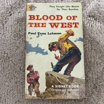 Blood of the West Western Paperback Book by Paul Evan Lehman Action Signet Books - £9.57 GBP