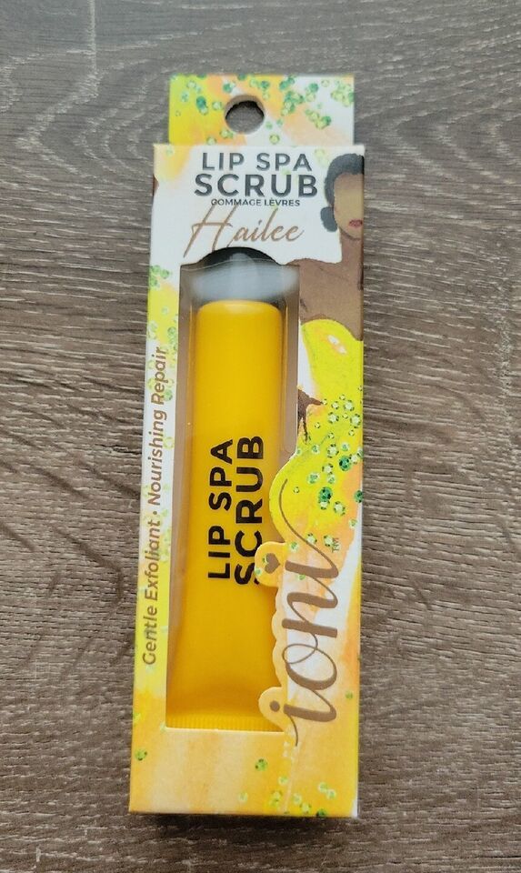 ioni hailee honey lip spa scrub, gentle exfoliant, nourishing, repair