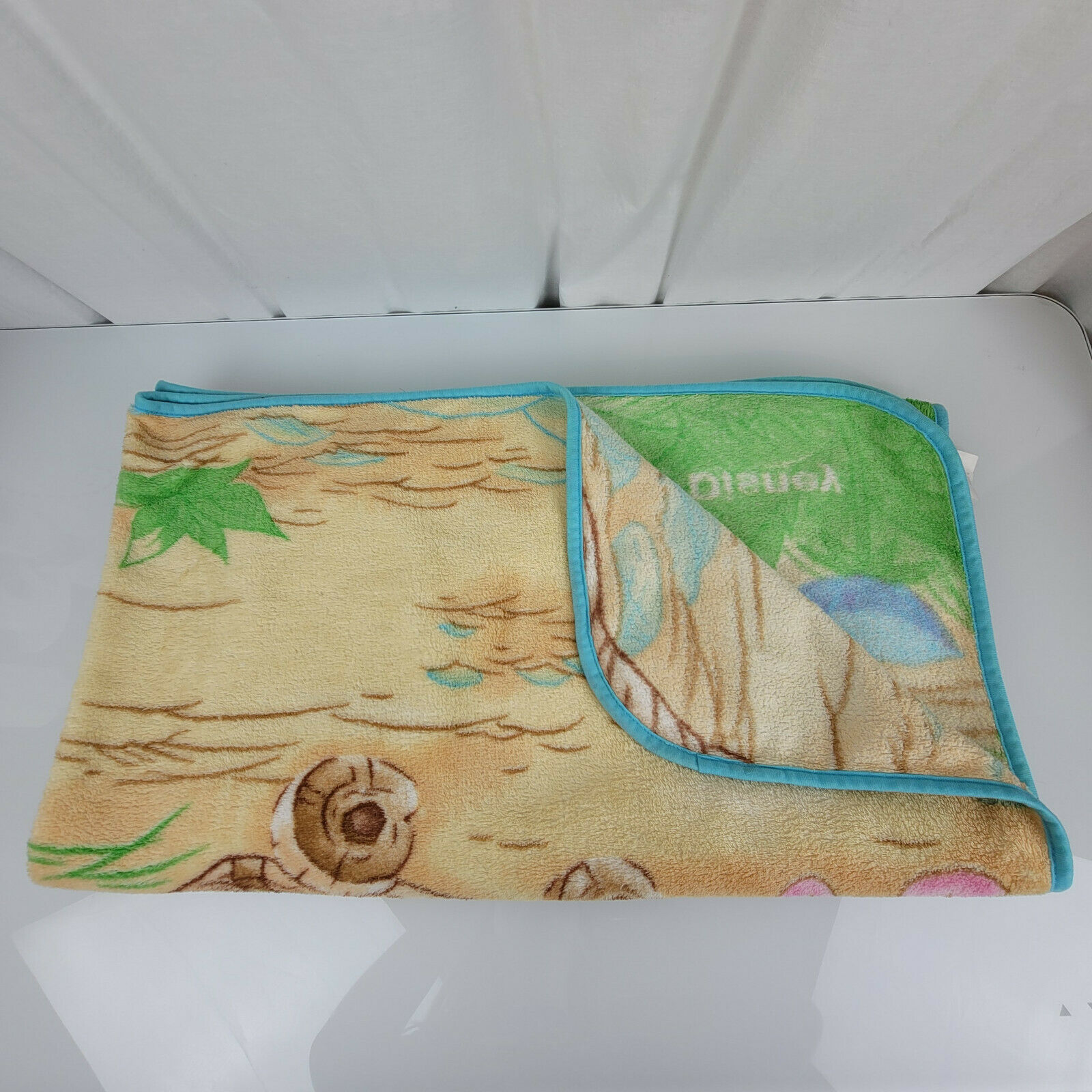 Winnie the Pooh Tigger Piglet Soft Fleece Throw Blanket Baby Kid Hunny Wagon Bee Item image 2