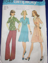 Vintage Simplicity Misses’ Dress Top &amp; Pants Size 16 #7049 - £4.77 GBP