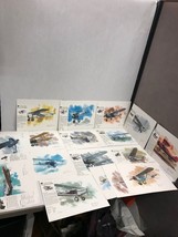 LOT OF 18 United Airlines vtg 70s Collector Prints Cards Boeing planes - £204.63 GBP