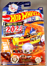 Hot Wheels 2025 Happy New Year Holiday Hot Rods 5/5 CARBONATOR Orange-Brown - $9.50