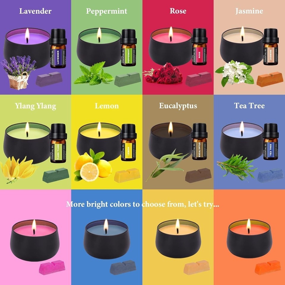 Elegant Black Candle Making Kit with LED Display – Perfect Gift for DIY Lovers Item image 6