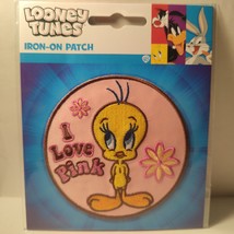 Looney Tunes Tweety Bird Iron On Patch Official Cartoon Wearable Fashion... - $11.64