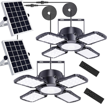 2-Pack Solar Shed Lights, 176 LED Motion Sensor Pendant with Remote - €108,00 EUR 2-Pack Solar Shed Lights, 176 LED Motion Sensor Pendant with Remote - €108,00 EUR