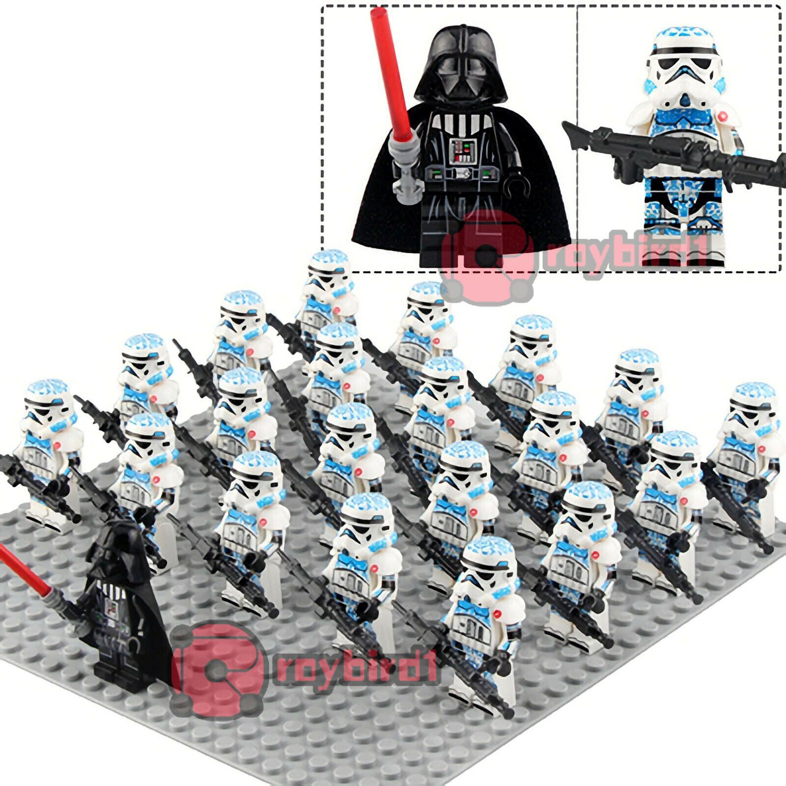 21Pcs Darth Vader And Imperial Stormtrooper Star Wars Clone Wars Minifigures Toy