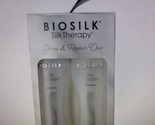 Biosilk Silk Therapy Shine &amp; Repair Duo &#39;23 Holiday Gift Set - £26.07 GBP