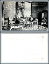 MEXICO RPPC Photo Postcard - Chapultepec Castle - Carlota Amalia&#39;s Bedroom J40 - £3.10 GBP