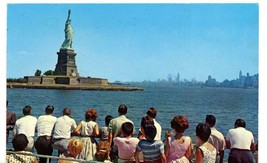 Postcard Statue of Liberty From Circle Line Ferry Boat Posted 1984 NYC #63765 - £0.79 GBP