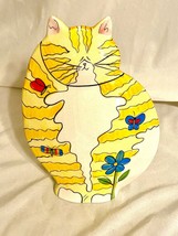 Vintage Fat Cats Vase designed by Anne Ormsby 10x6 Inch Ceramic Some Crazing - £33.05 GBP