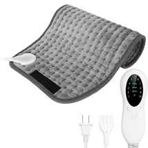 11.41x24.41in Electric Heating Pad for Back Abdomen Shoulder with 10 Adjustab... - $61.30