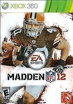 Madden NFL 12 (Microsoft Xbox 360, 2011) - £7.52 GBP