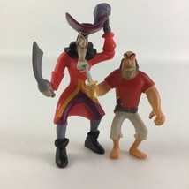 Disney Peter Pan McDonald&#39;s Captain Hook Wibbles Pirate Figure Lot Vinta... - $24.70