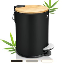 Mini Trash Can With Lid - 3L / 0.8Gal - Small Trash Can With Lid For Bat... - £37.09 GBP