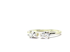 Midi Ring, Natural Zircon Ring For Women , Handmade , Wedding Ring, Love... - £54.34 GBP