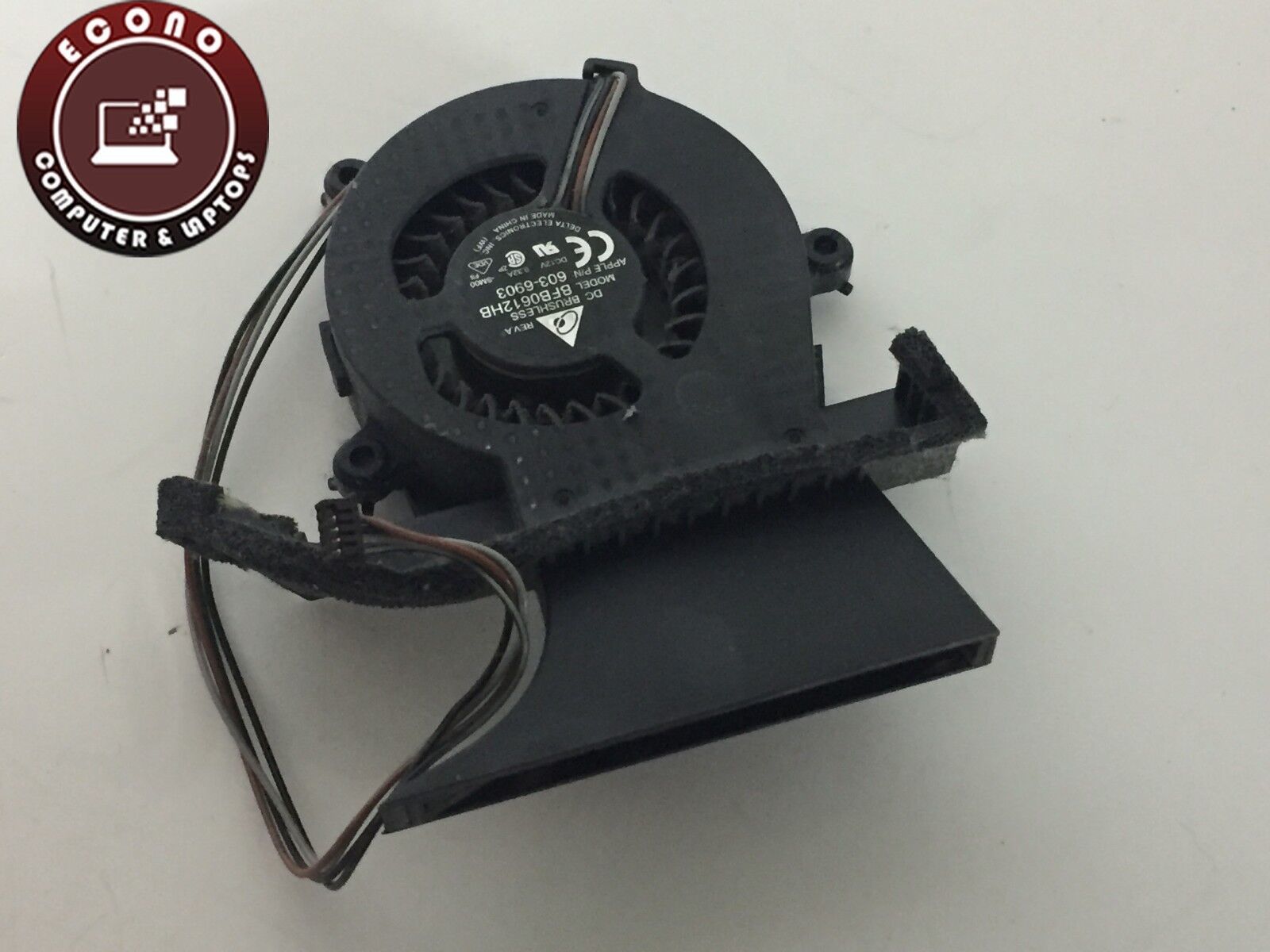 Apple iMac A1173  Genuine Laptop  BFB0612HB CPU Cooling Fan 603-6903 - $3.16