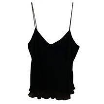 Ann Taylor Black Silk Camisole top Blouse Womens 10 NEW - £15.98 GBP