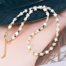 5Pcs Elegant Nature Shell Star Heart Beads Choker Necklace Color Beads Bohemia C - £44.91 GBP